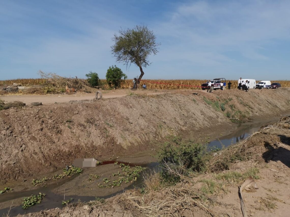 Era funcionario de Vargas Landeros el hombre encontrado asesinado en dren del Ejido Primero de Mayo, Ahome