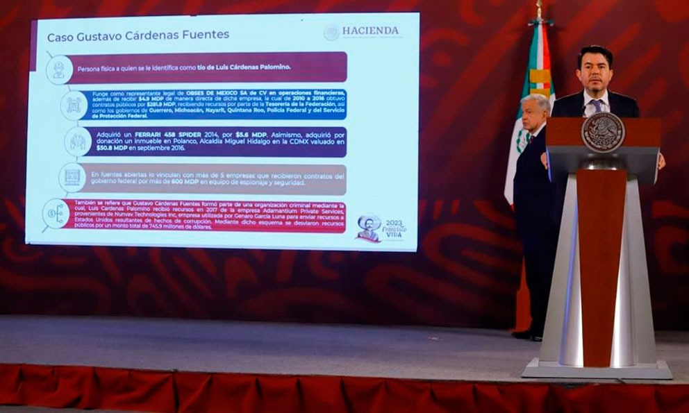 No al influyentismo, llama López Obrador ante caso de Gustavo Cárdenas, tío de hombre cercano a García Luna