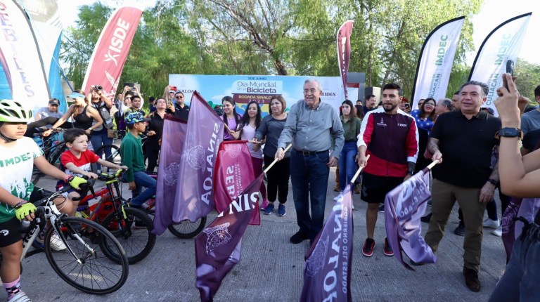 Festejan el Día Internacional de la Bicicleta en Culiacán con la Rodada Sinaloa 2023