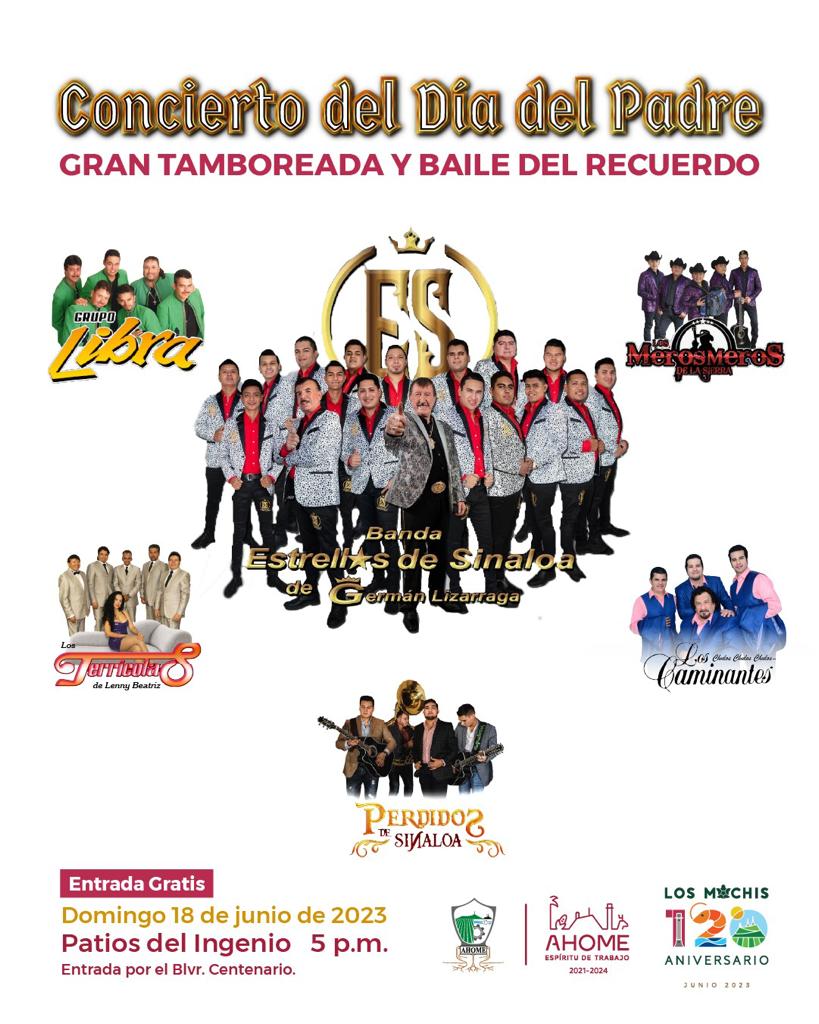 ¡Todos hay que ir a sacudirse el polvo este 18 de junio! Invita alcalde de Ahome al festival del Día del Padre