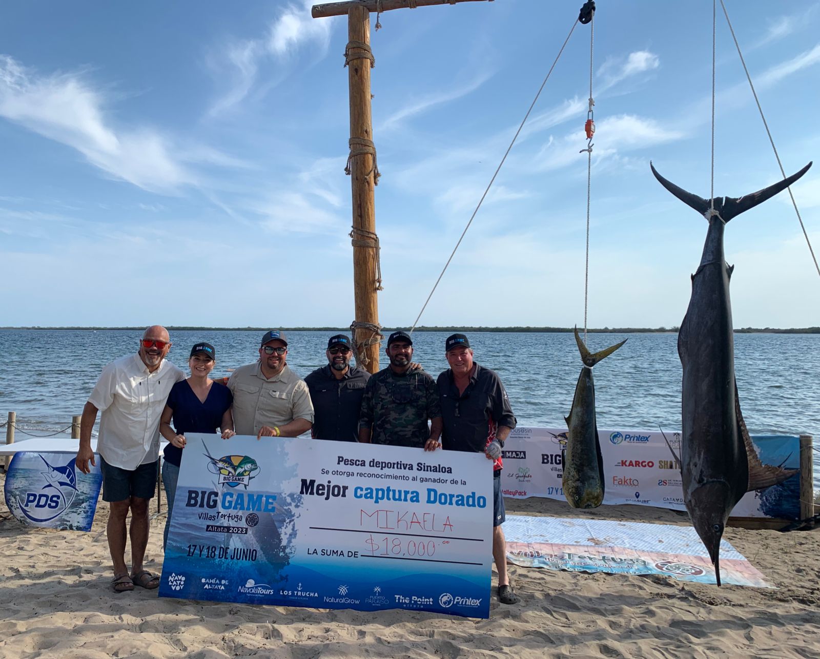 Finaliza con éxito el torneo de pesca Big Game Villas Tortuga 2023 en Altata