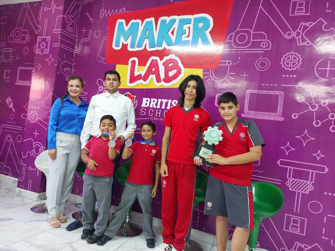 Ganan oro y plata alumnos del British School de Mazatlán en concurso nacional de robótica