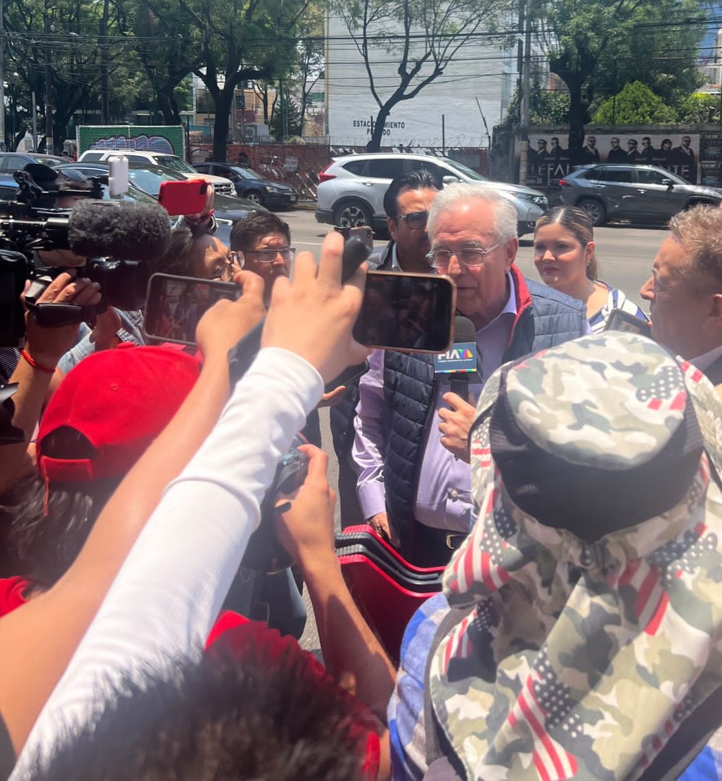 ‘Yo no critiqué ni cuestioné a ningún gobernador ni gobernadora’, asegura Rubén Rocha Moya