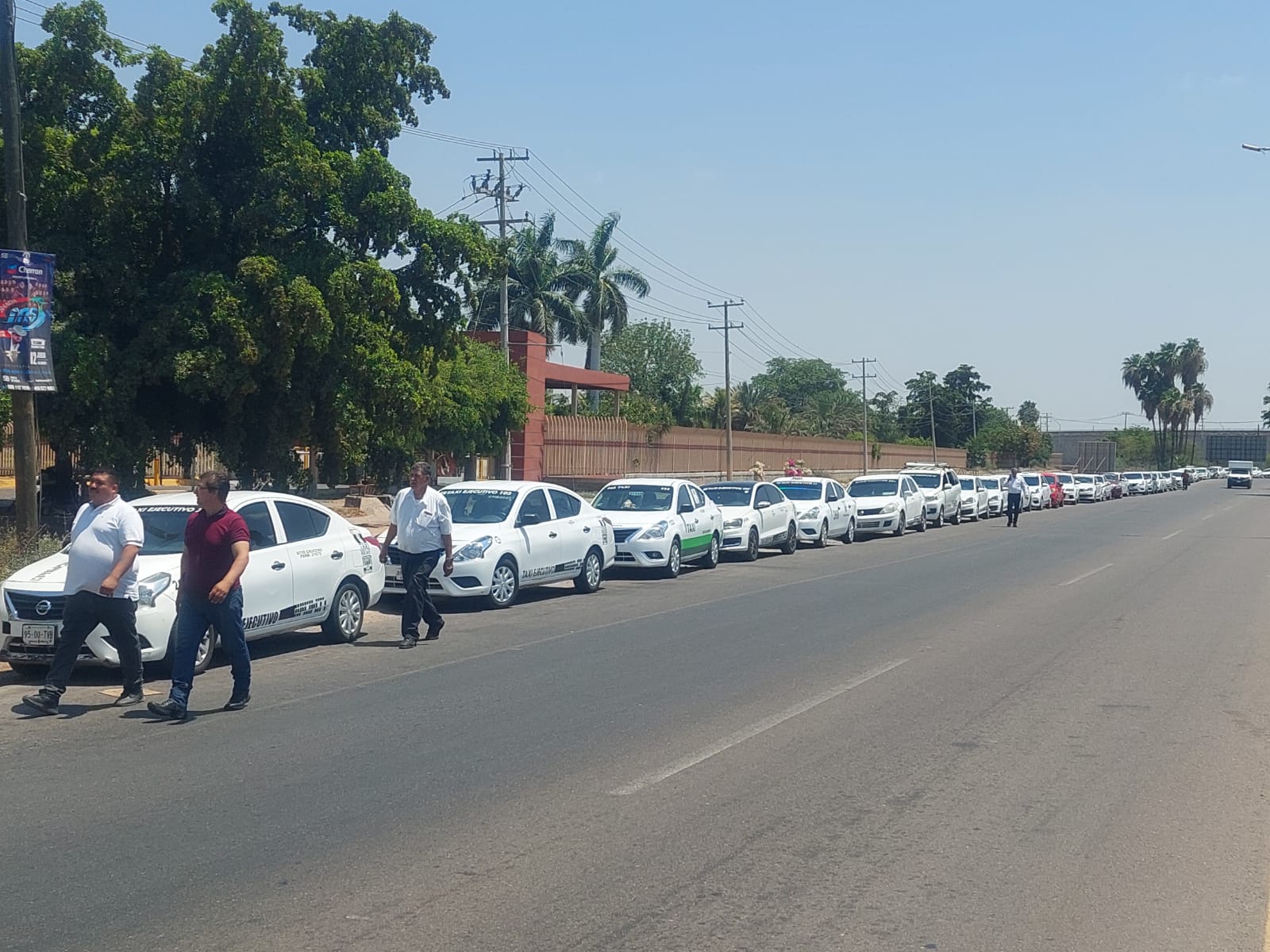 Los Mochis se queda sin taxis; se fueron a la cargada con Adán Augusto
