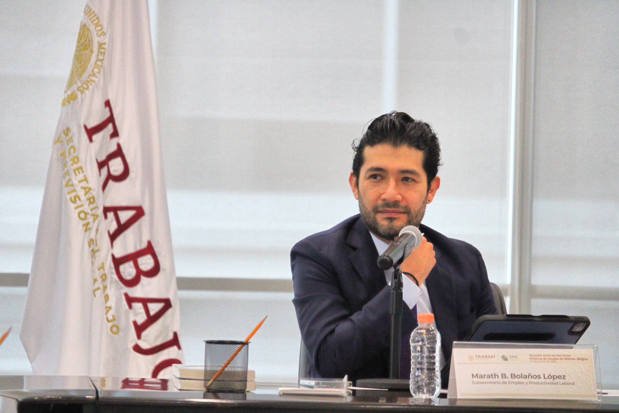 Marath Bolaños López, pasará a ser el nuevo secretario del Trabajo, con la salida de Luisa María Alcalde: AMLO