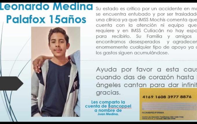 Padres piden ayuda a la sociedad para solventar gastos médicos de sus hijos quienes sufrieron accidente
