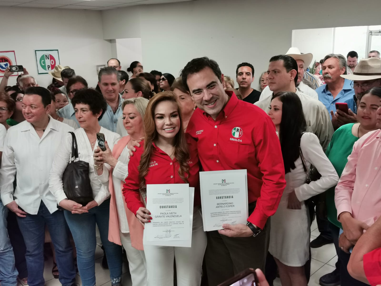 Rubén Rocha envía mensaje de felicitación a nueva dirigencia del PRI en Sinaloa