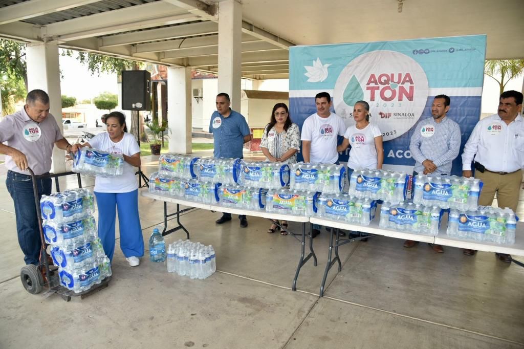 Salvador Alvarado se suma al Aquatón 2023; alcalde llama a la ciudadanía a donar agua embotellada