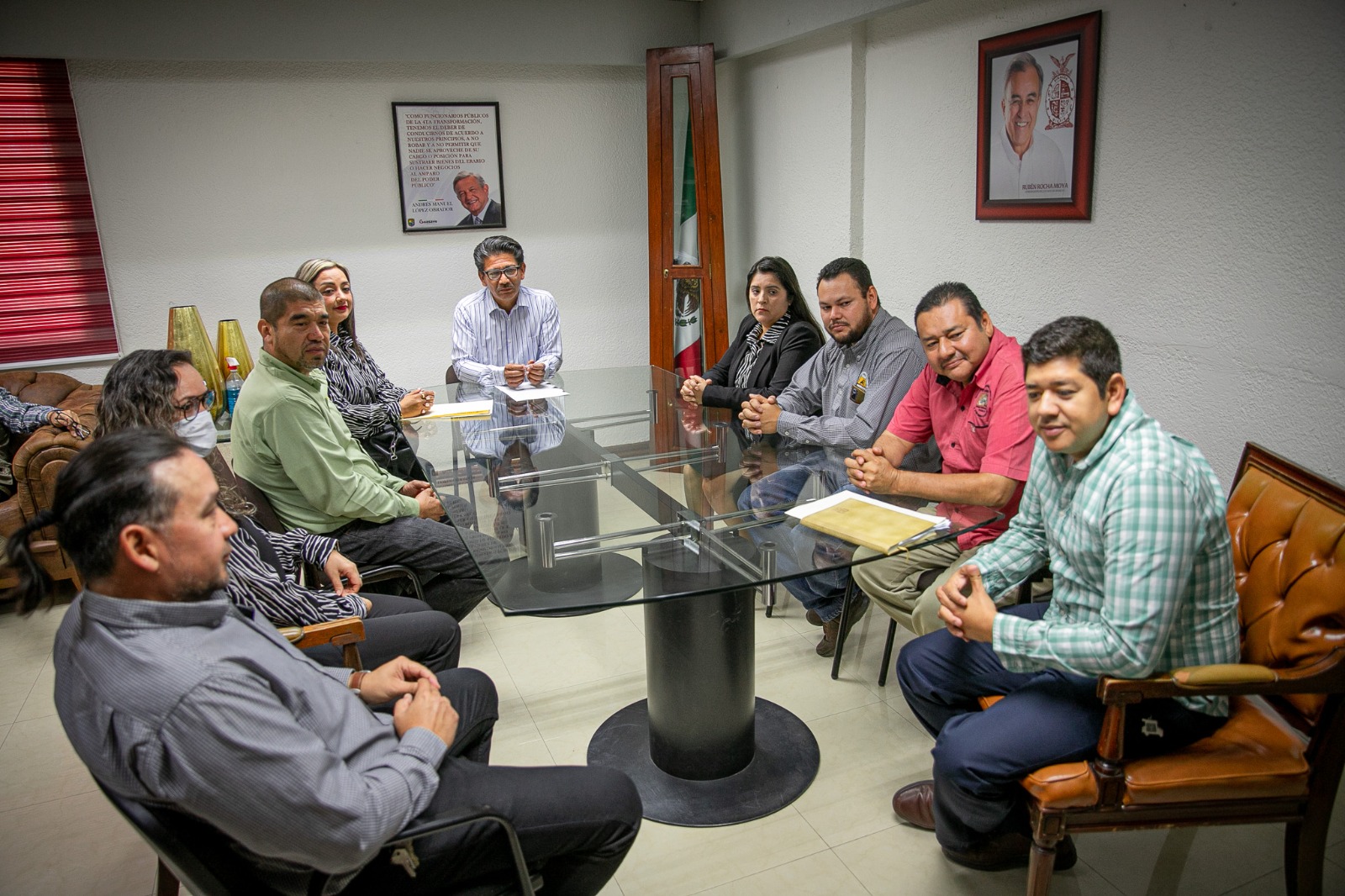 Se reúne dirigencia del Stashag con el alcalde de Guasave; es la primera reunión con la actual directiva
