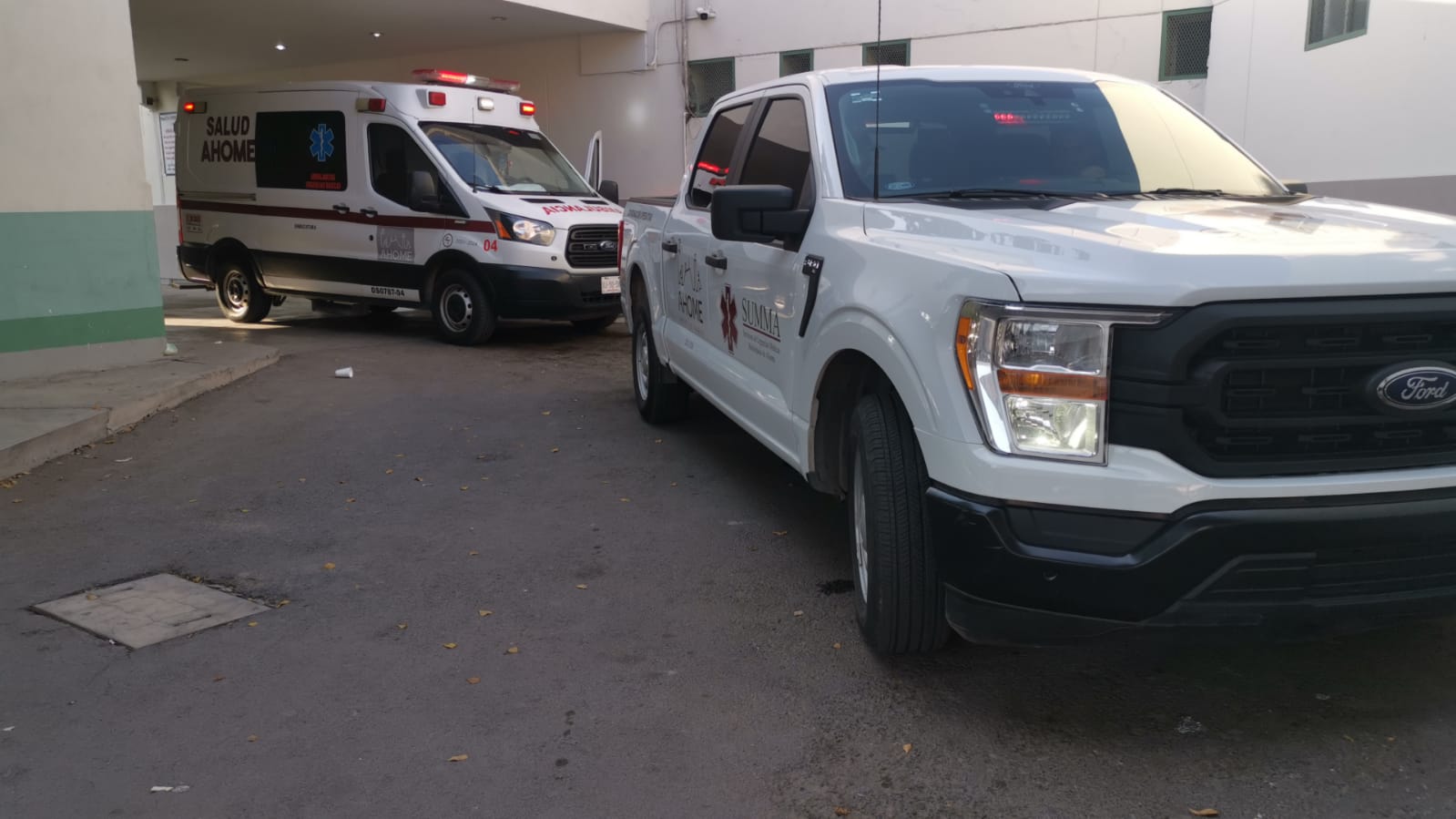 Traslado de urgencia al Hospital General de Los Mochis (Fidel Hernández)