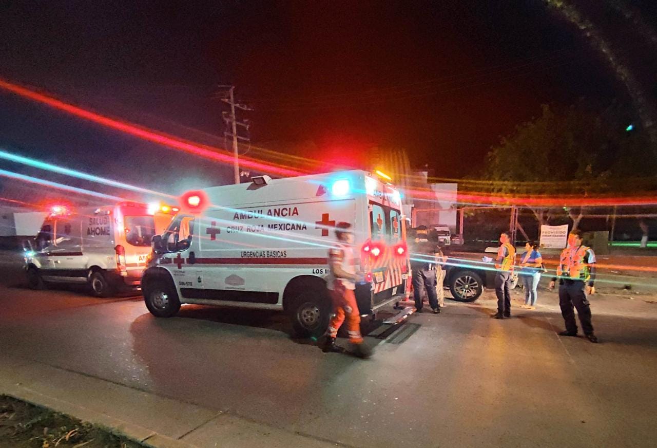 Volcadura en El Tule, Ahome, deja 6 lesionados, entre ellos cuatro menores de edad
