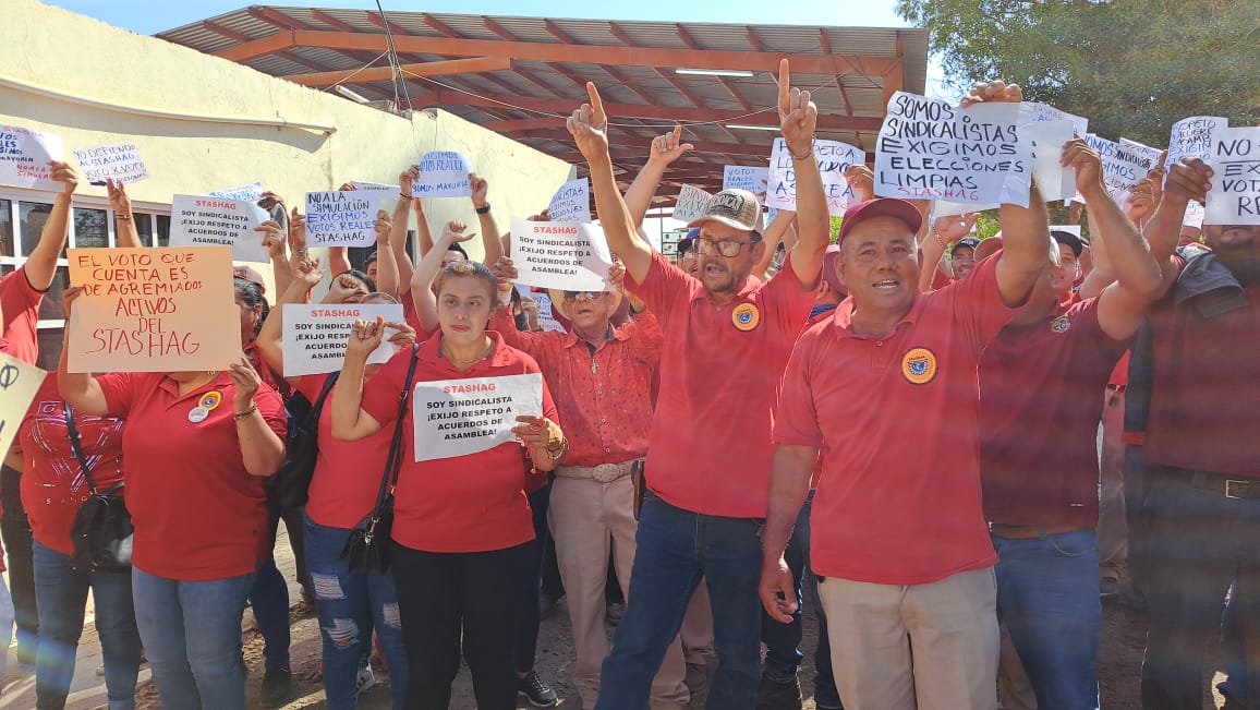 Se arma la disputa entre sindicalizados del Stashag en Guasave; ni con notario entregan oficinas