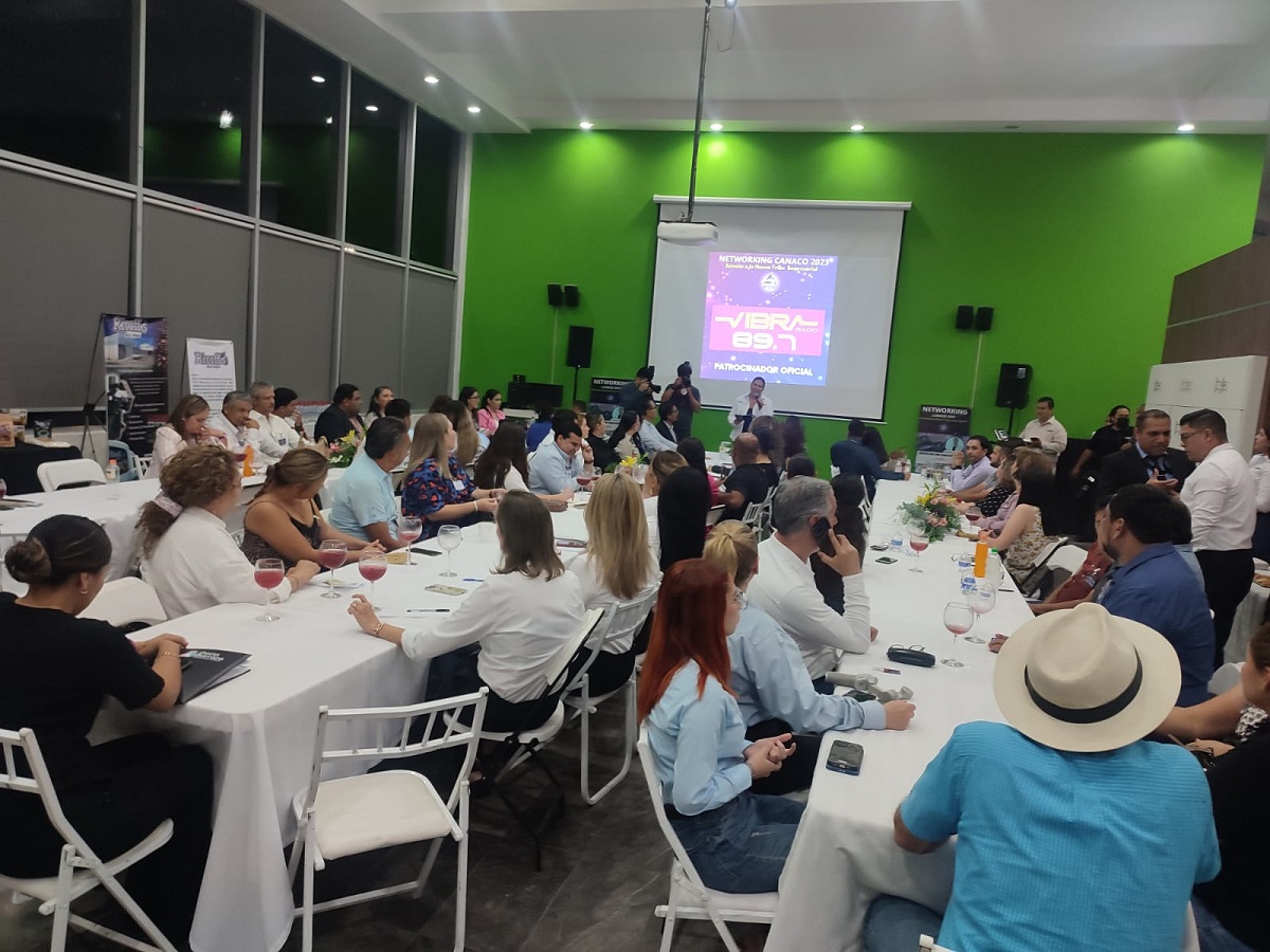 Guasave vive una amena y exitosa noche de negocios con el Networking Canaco 2023