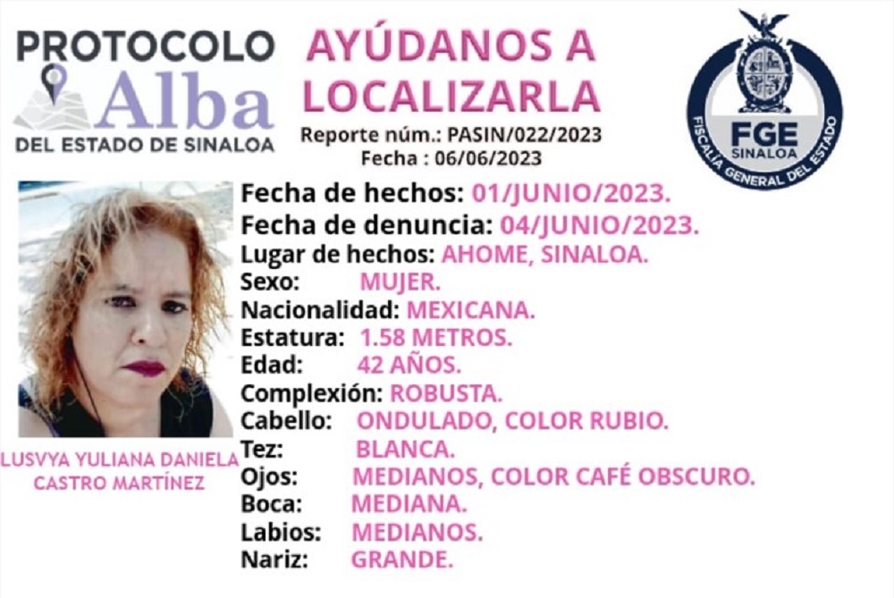 Buscan a Yuliana Daniela, desapareció el 1 de junio en Los Mochis