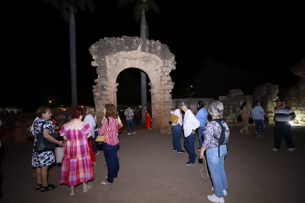 Las Ruinas de Nío, en Guasave, regalan noche mágica a turistas de la Ruta Descubre Sinaloa