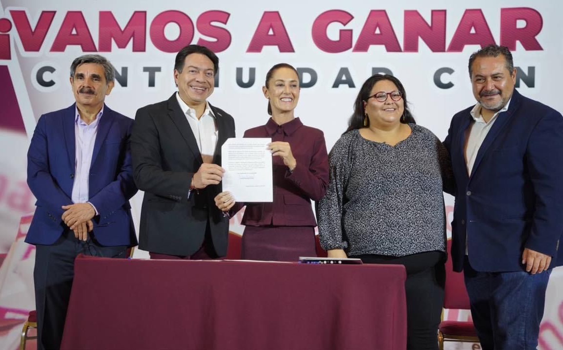 “Estoy presta pa’ la encuesta, estoy lista para el encuentro con el pueblo de México”: Claudia Sheinbaum”