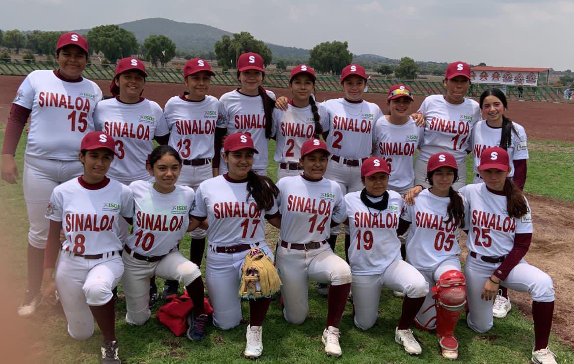 Sinaloa femenil clasifica a semifinal de Nacional de Béisbol sub 15 de forma invicta