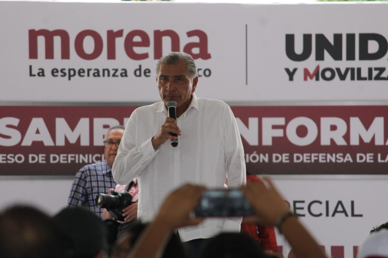 Adán Augusto deja coordinación de Morena en el Senado; Ignacio Mier asume liderazgo