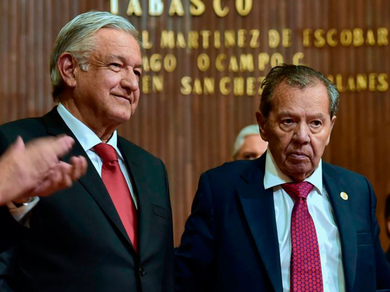 Reitera López Obrador, sus condolencias por la muerte del político Porfirio Muñoz Ledo