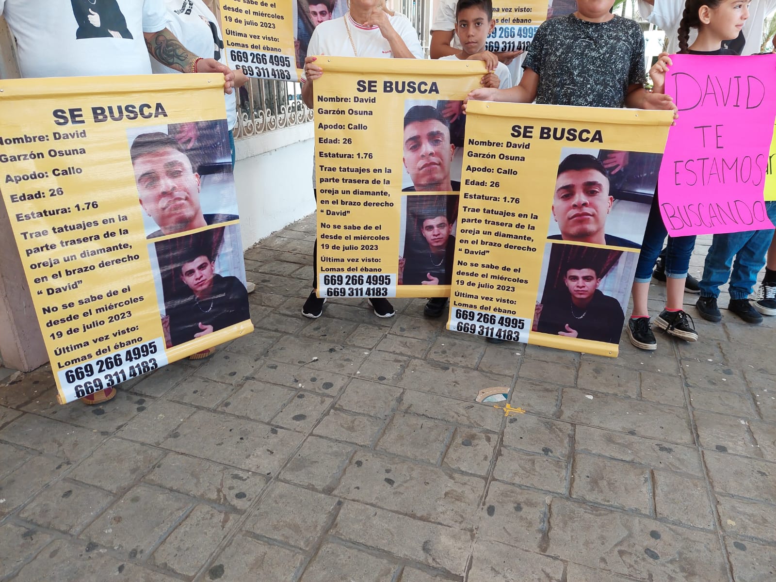 Familiares de David harán plantón en Mazatlán para exigir su regreso por falta de respuesta de su paradero