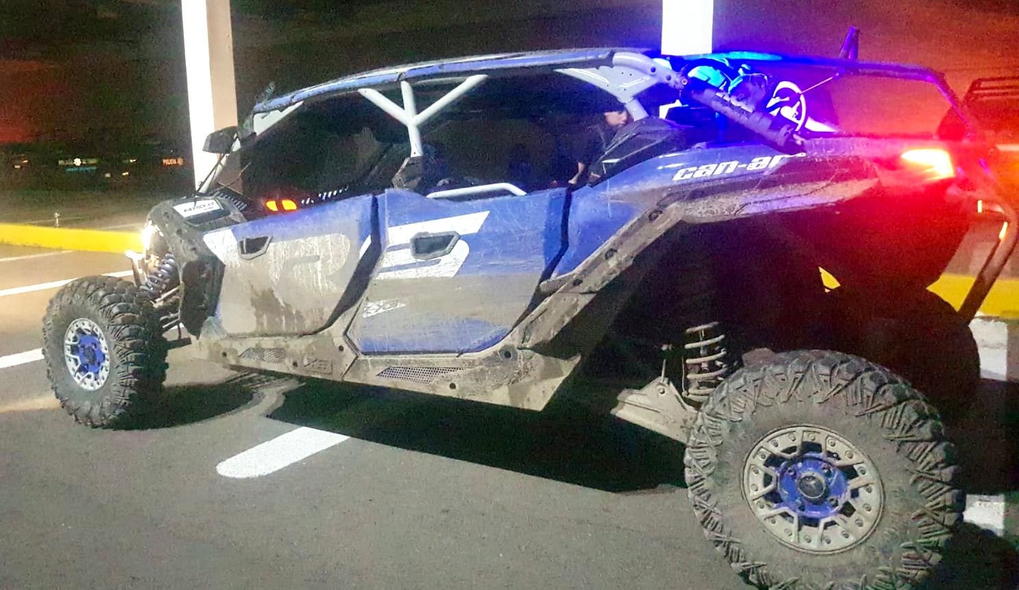 Detenido y ante el MP el conductor del rzr involucrado en accidente de patrullas en la carretera a Ayuné
