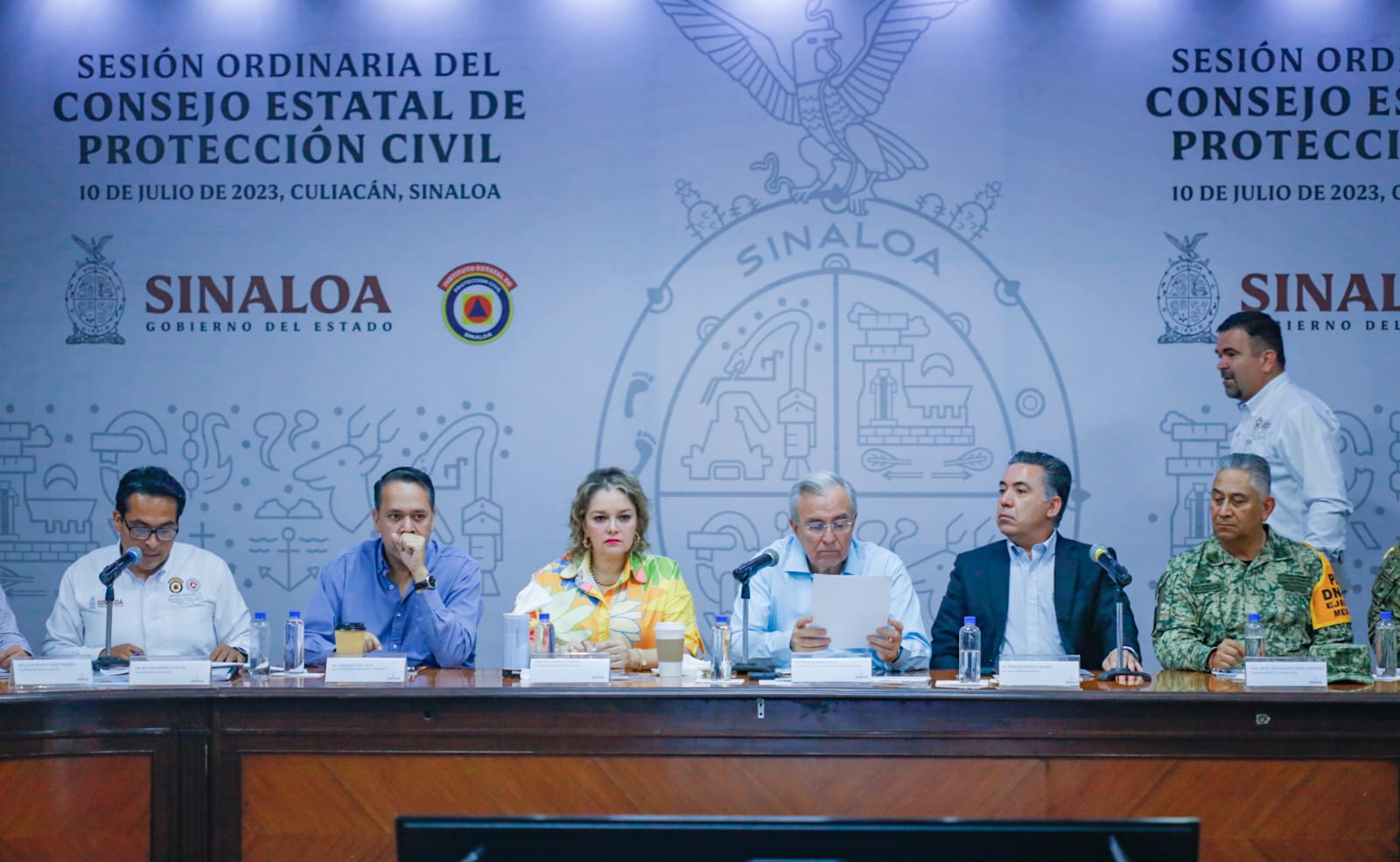Encabeza Rocha instalación en sesión permanente y toma protesta al Consejo Estatal de Protección Civil