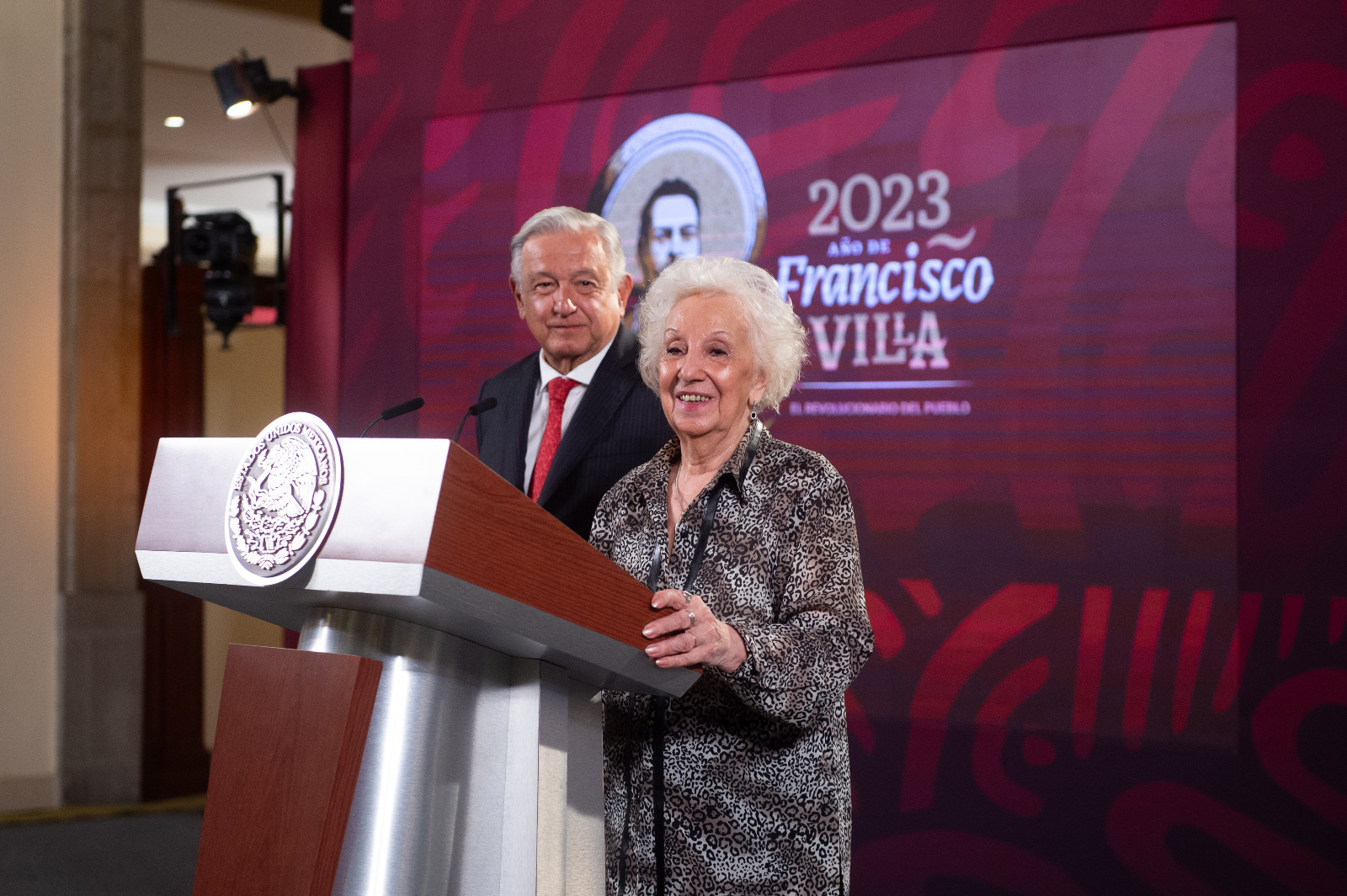 Activista argentina Estela Carlotto, visita la ‘mañanera’; este fue su mensaje