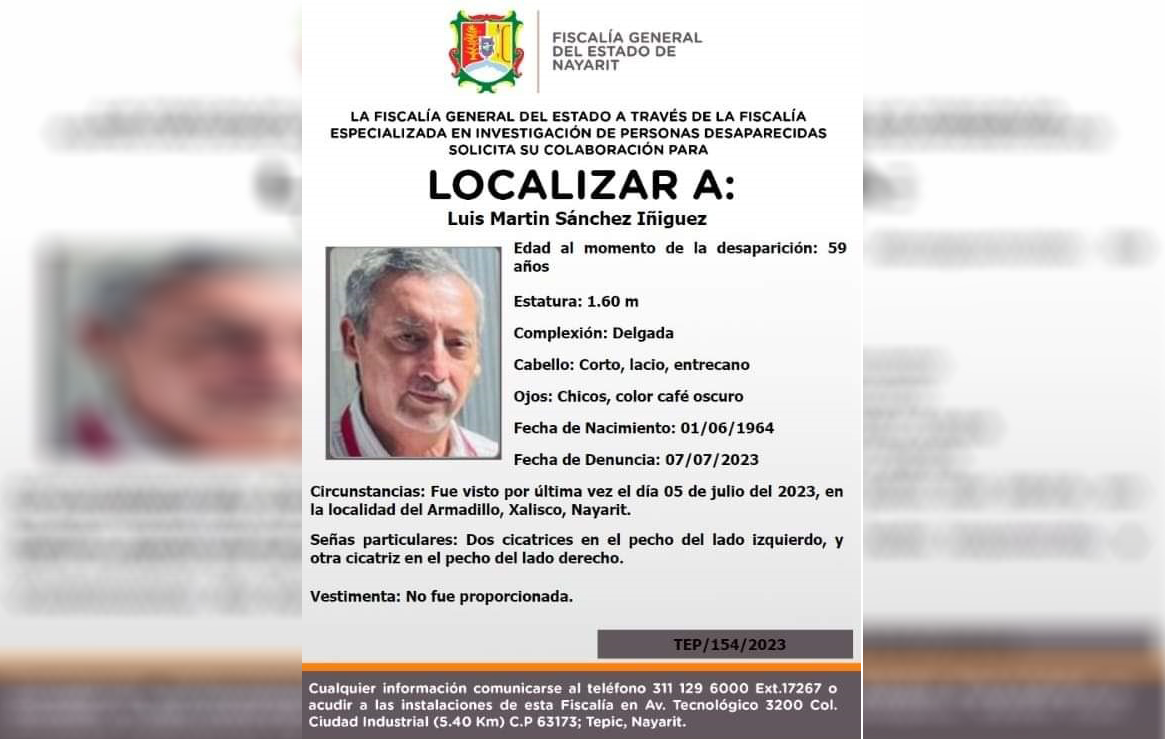 Desaparece corresponsal periodístico en Nayarit; su computadora e identificación también están perdidas