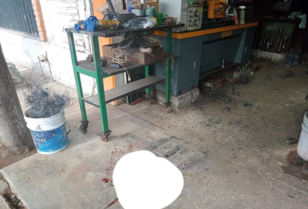 Hombre se lesiona la pierna en una máquina de torno de un taller en Mazatlán