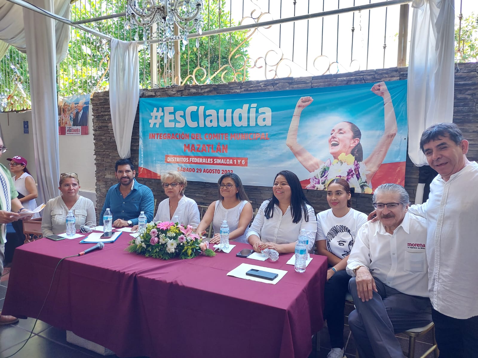 Integran en Mazatlán Comité local en apoyo a Claudia Sheinbaum en los distritos 1 y 6