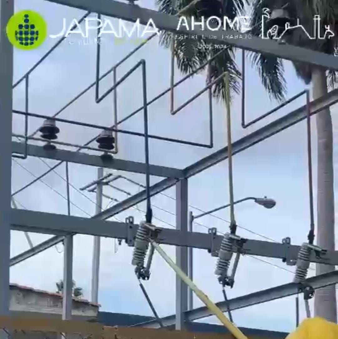 ¡Ya hay luz y agua!, anuncia Japama tras falla eléctrica en planta Comisión Río Fuerte