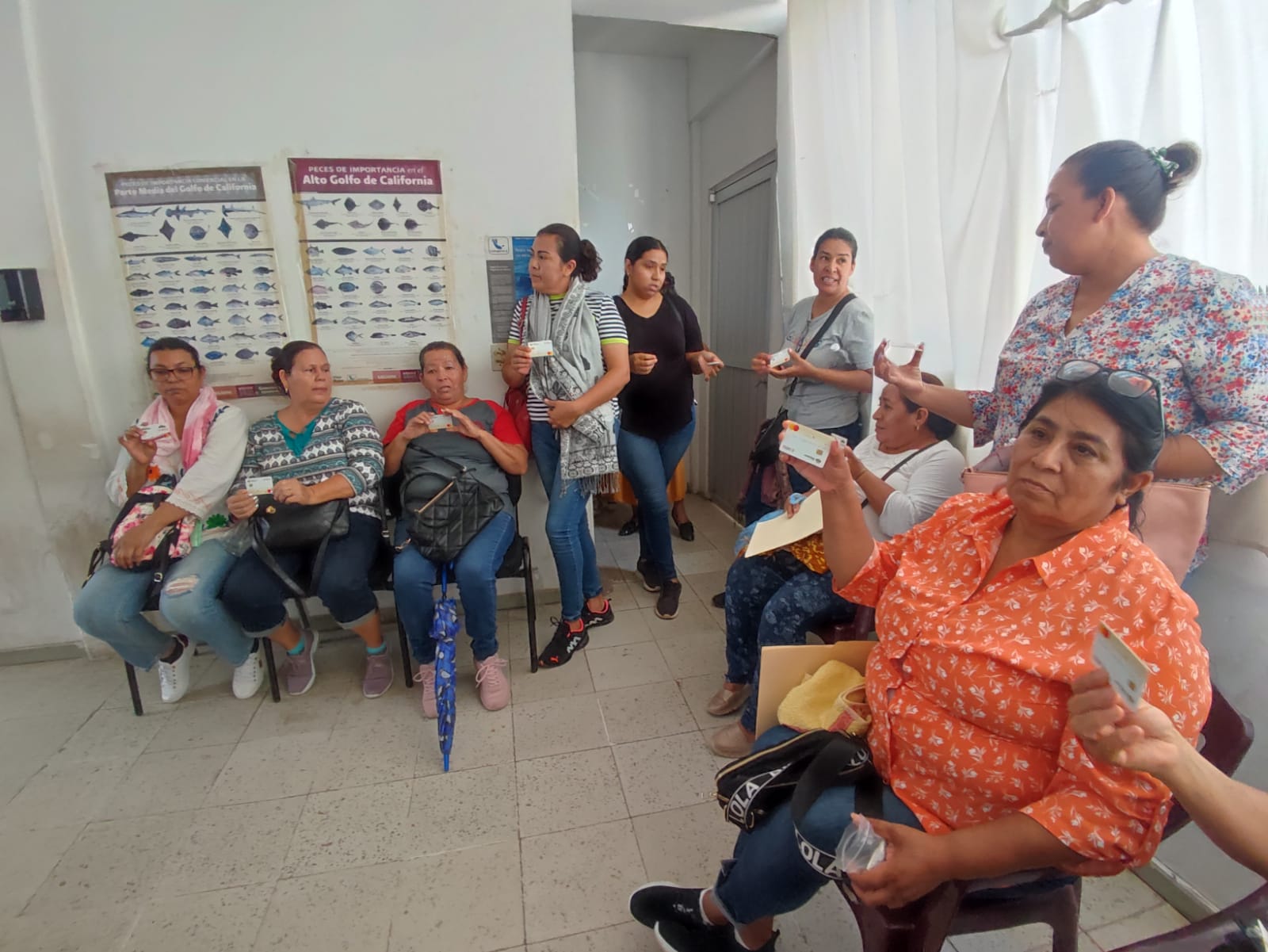Se manifiestan mujeres pescadoras en Conapesca Guasave: no les pagaron el Bienpesca