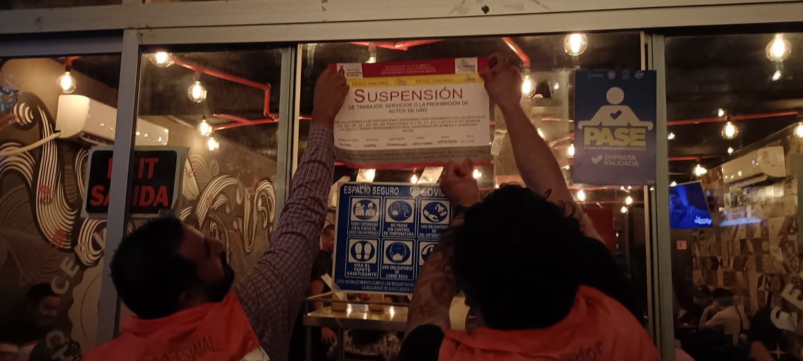 Suspende la Coepriss un bar por incumplir la Ley General para el Control del Humo de Tabaco