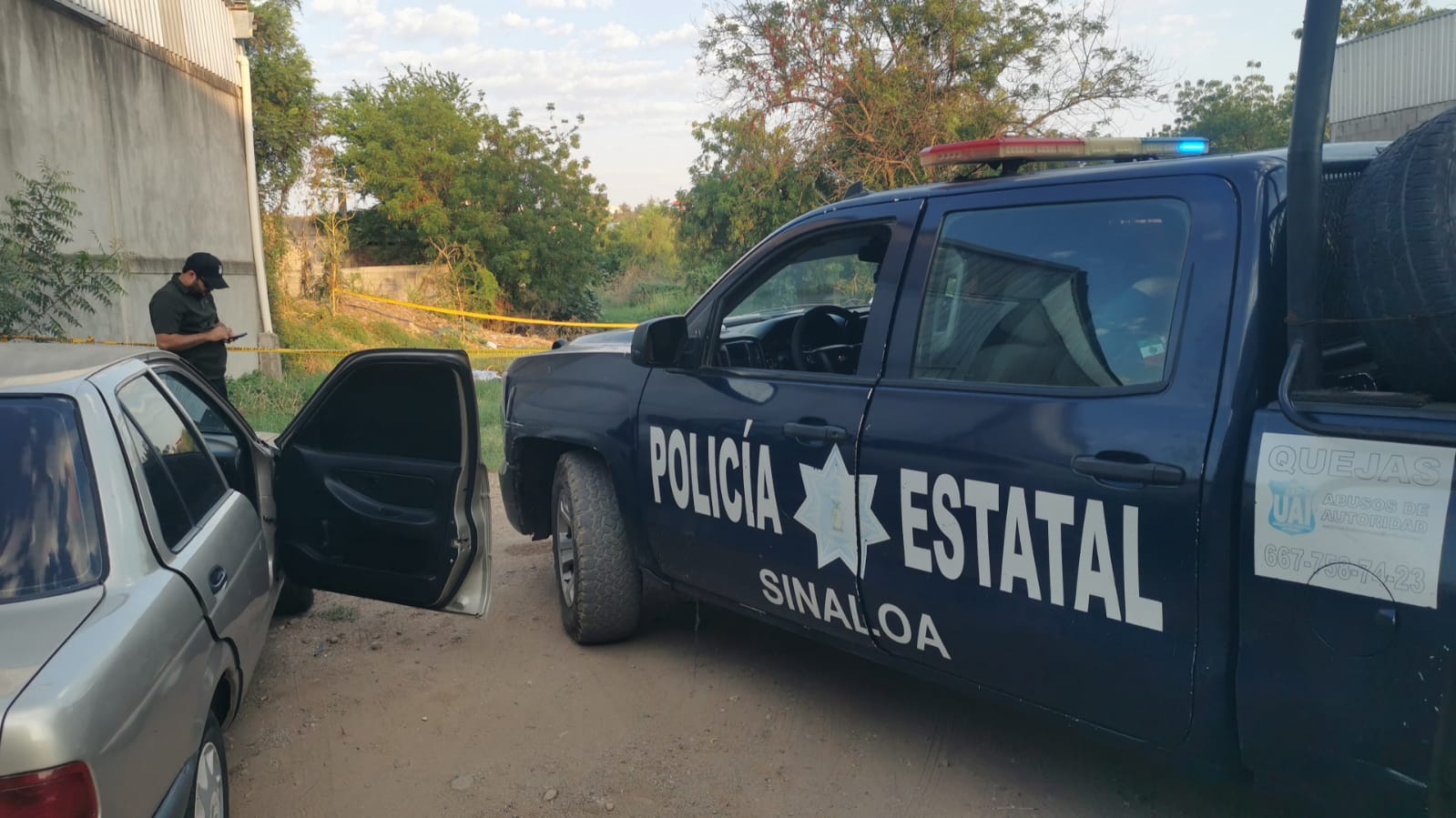 Totalmente emplayado y con un mensaje encuentran a un hombre asesinado al sur de Culiacán