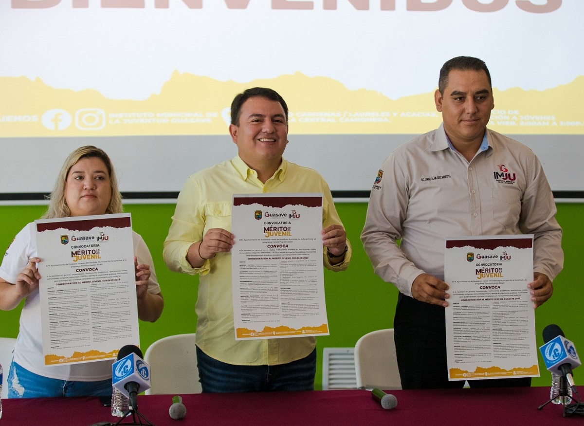 El IMJU abre convocatoria para el Mérito Juvenil Guasave 2023; incluyen ámbito político y empresarial