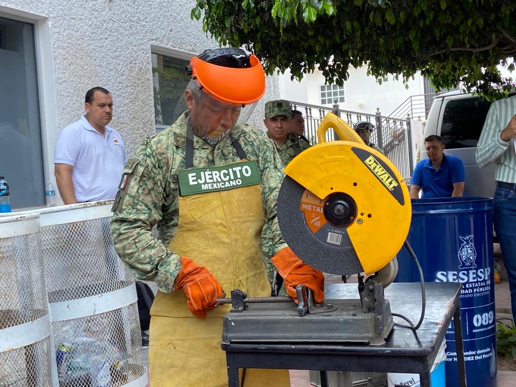 Se quedan lejos de los resultados del 2022 en el canje de armas en Angostura; solo recibieron ocho en esta campaña