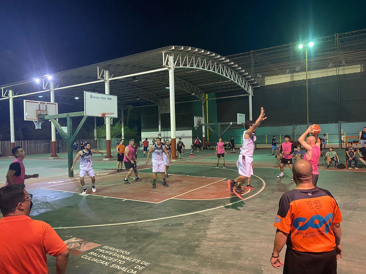 Continúa la actividad de la Liga de Basquetbol Careada del Consti, tras dos jornadas en Culiacán