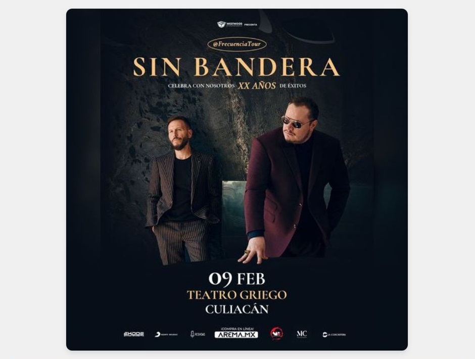 ¡Atención fans de Sin Bandera! Concierto cancelado por lluvia será reagendado para el 9 de febrero