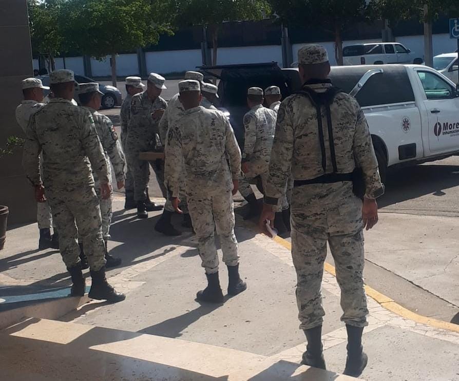 Fallece elemento de la Guardia Nacional por supuesto golpe de calor en Los Mochis