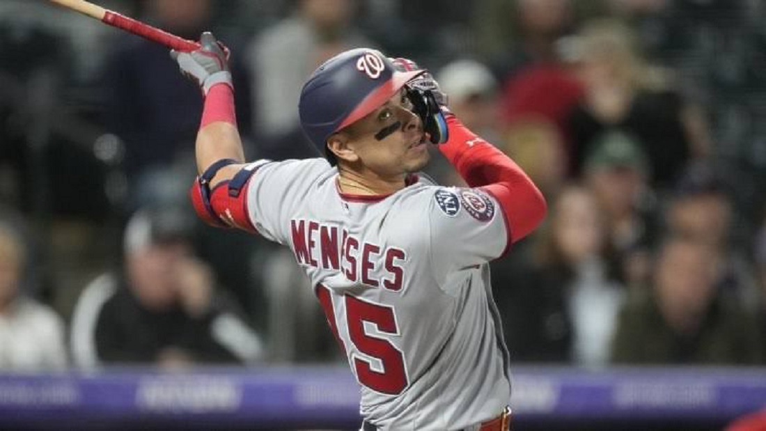 Joey Meneses conecta dos cuadrangulares en derrota de los Nacionales de Washington