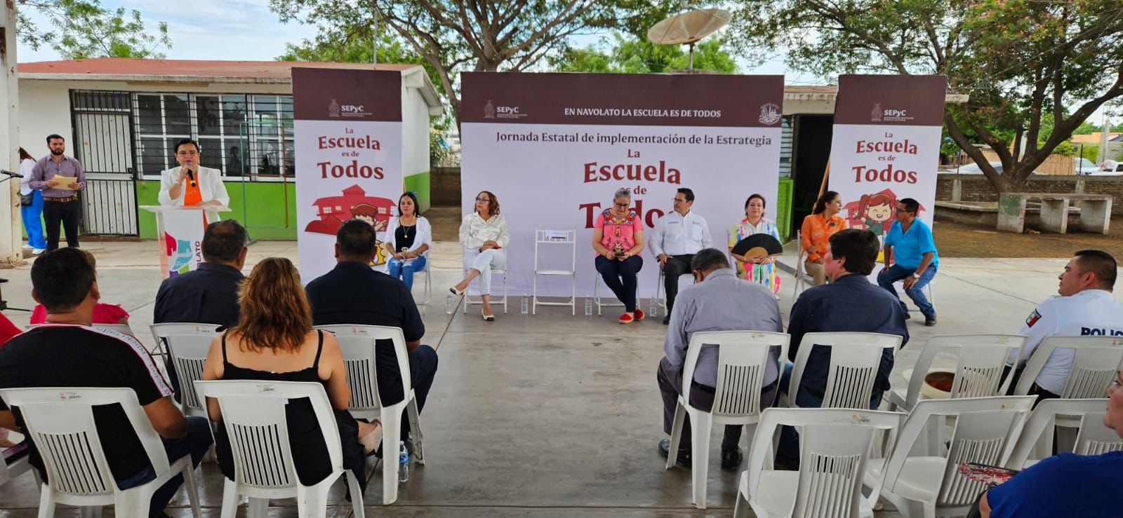Lanzan en Navolato el número telefónico para reportar actos de vandalismo en las escuelas