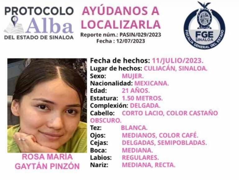 ¡Buenas noticias! Localizan a Rosa María; la joven de Tamazula fue encontrada en Baja California