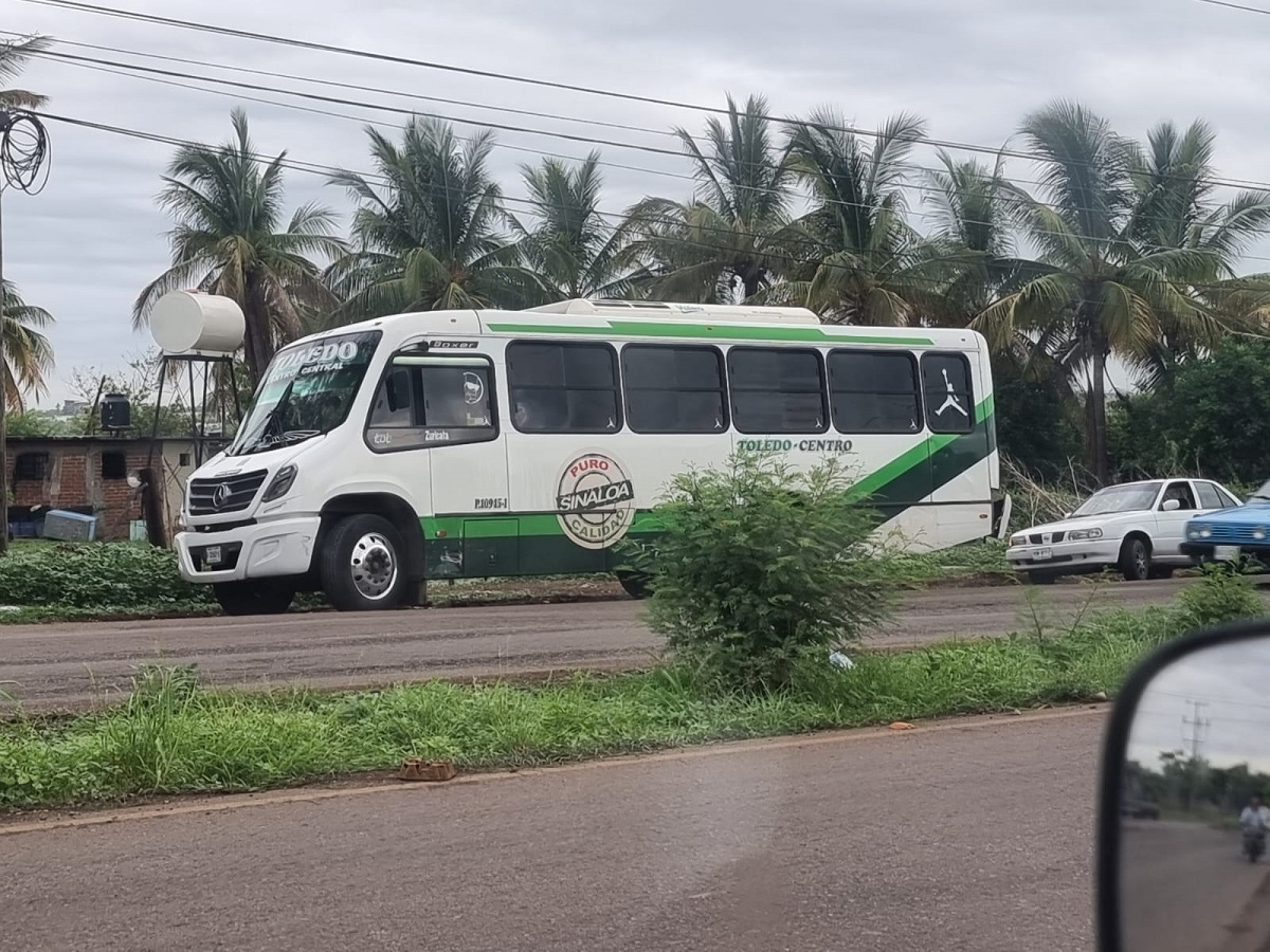 Restablecido casi al 100% el servicio del transporte público en Sinaloa tras paso de ‘Norma’