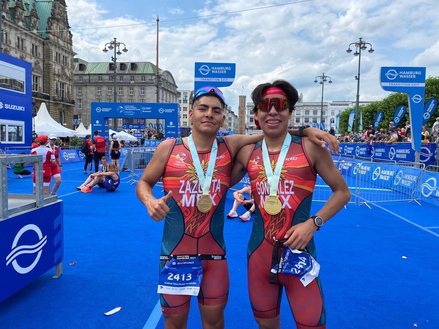 El sinaloense José Luis Zazueta gana plata en campeonato mundial de triatlón en Alemania