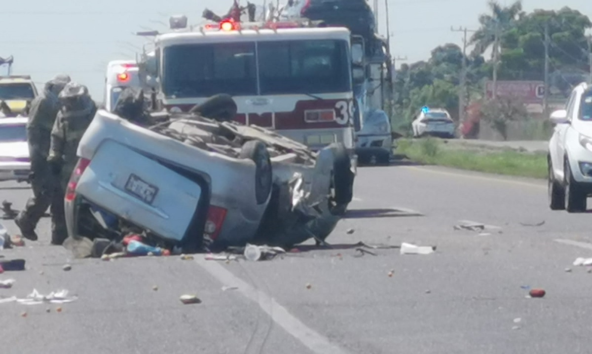 Son identificados los tres fallecidos en accidente sobre la México 15, en Ahome