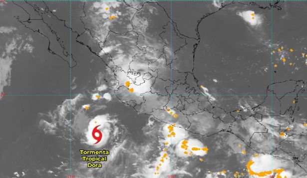 ¡Atención! Se forma Tormenta Tropical “Dora” en el Pacífico
