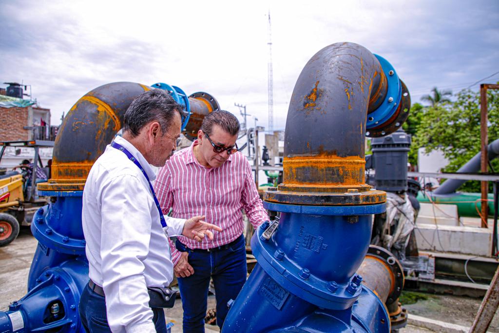 Avanza modernización de los cárcamos en Mazatlán; alcalde supervisa el 4 Norte
