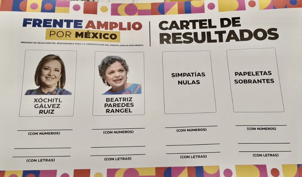 Se alista el Frente Amplio por México, para consulta presencial el próximo domingo