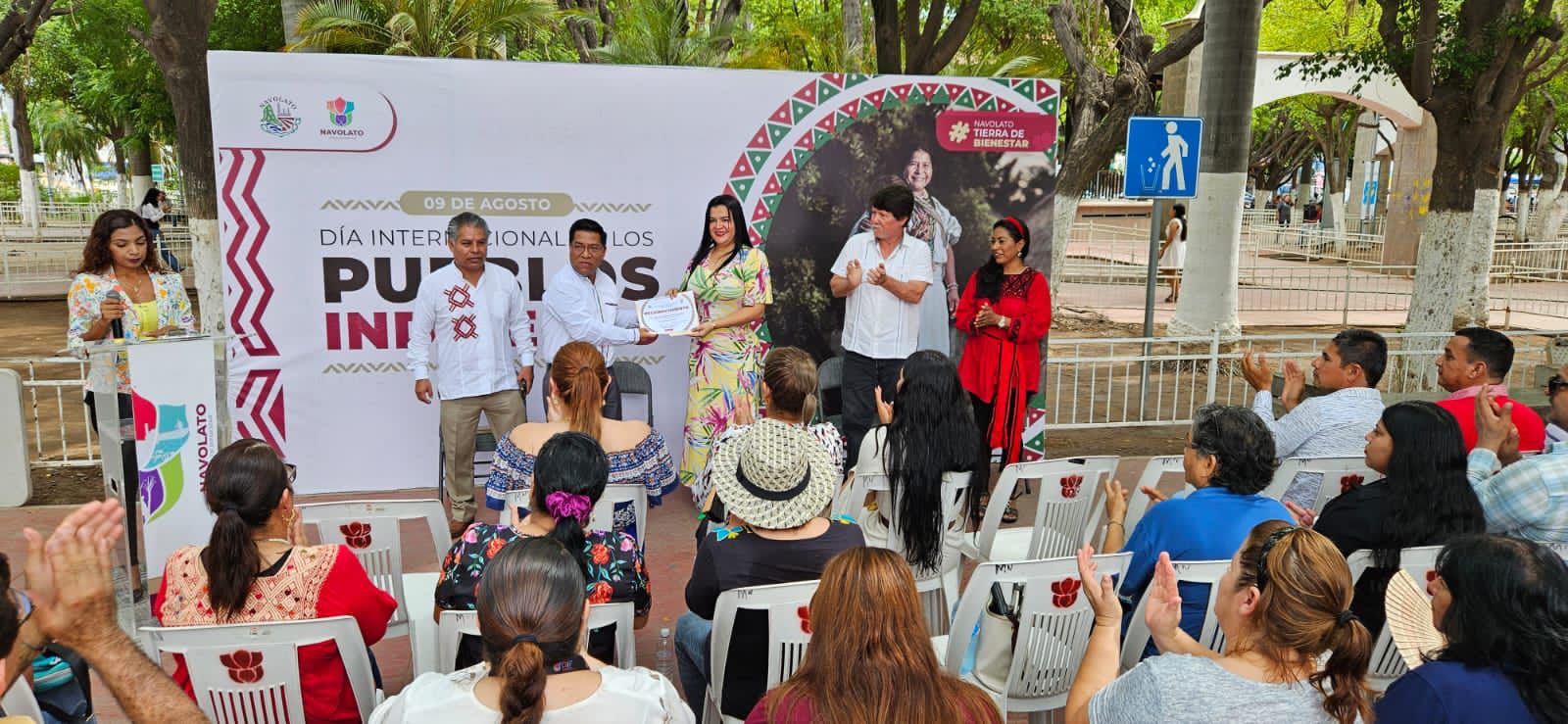 Con una exposición gastronómica y artesanal, conmemoran en Navolato el Día Internacional de los Pueblos Indígenas