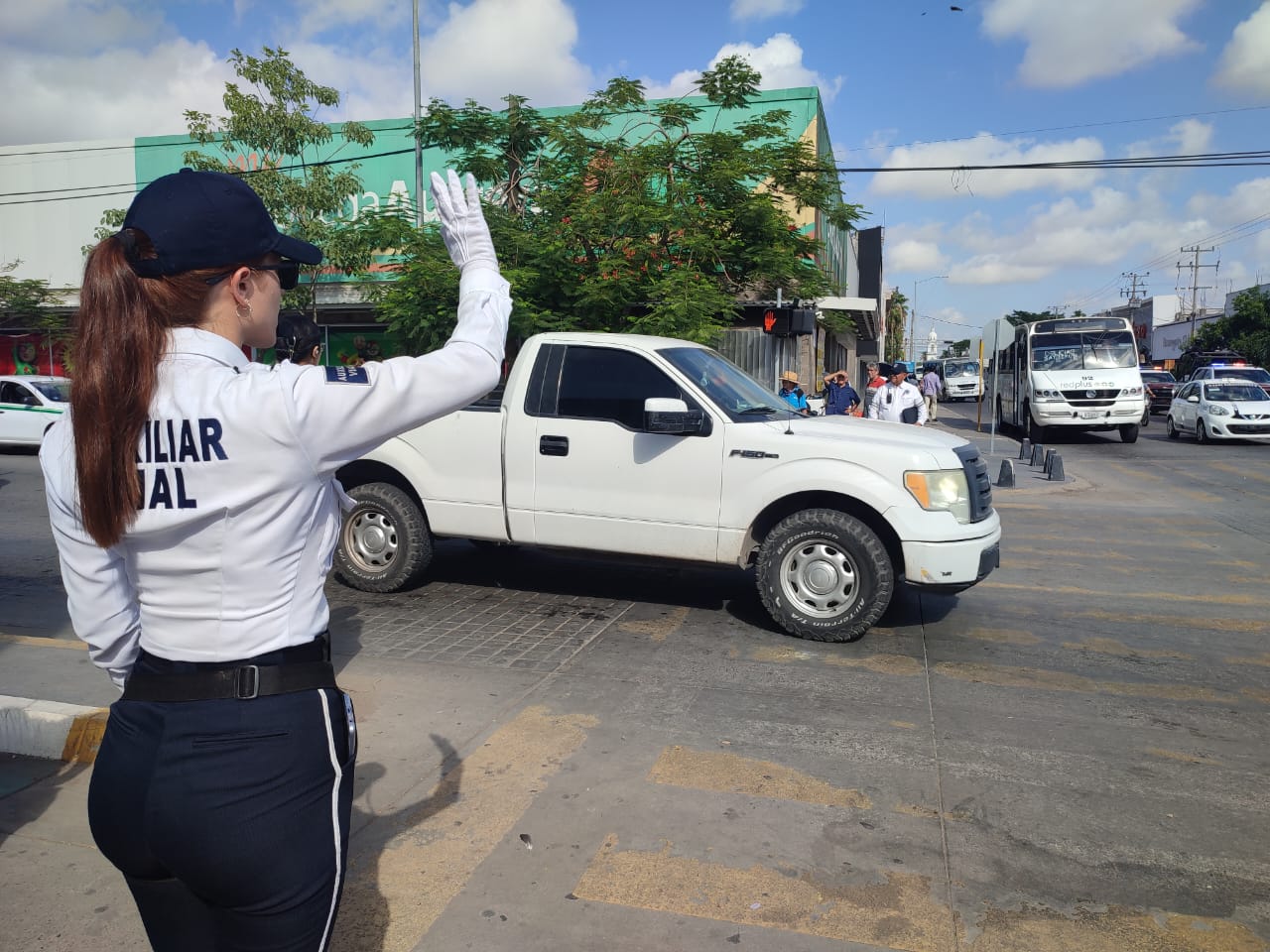 Conmemoran del Día Mundial del Peatón y realiza jornada pública de educación vial en Ahome